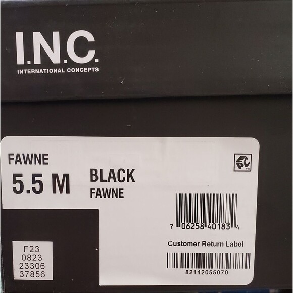 FAWNE International Concepts Size 5.5 M Black Leather Riding Boots - Picture 9 of 11